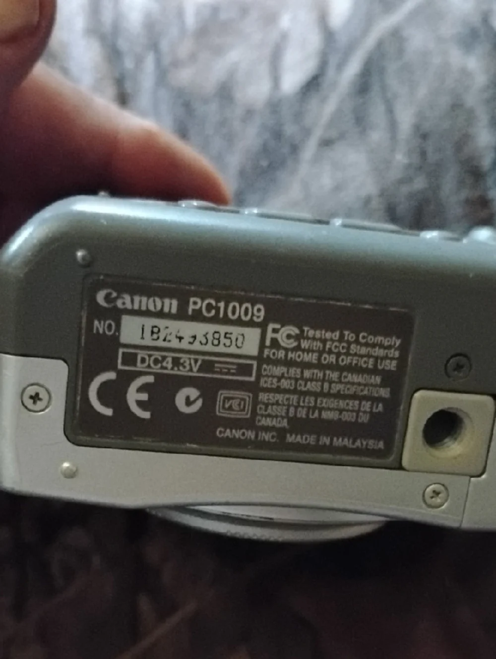 Canon Silver PowerShot Compact Digital Camera